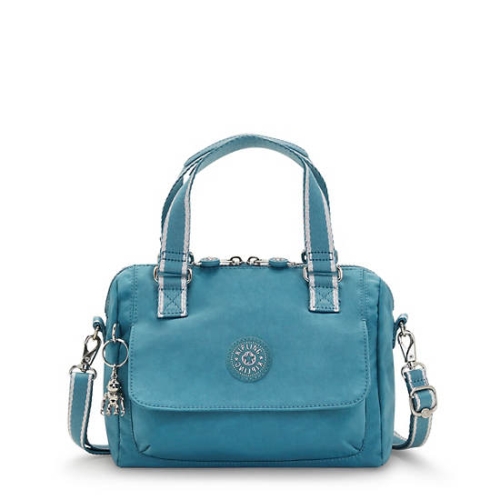 Kipling Zeva Handbags Turquoise | USA-76MSKG